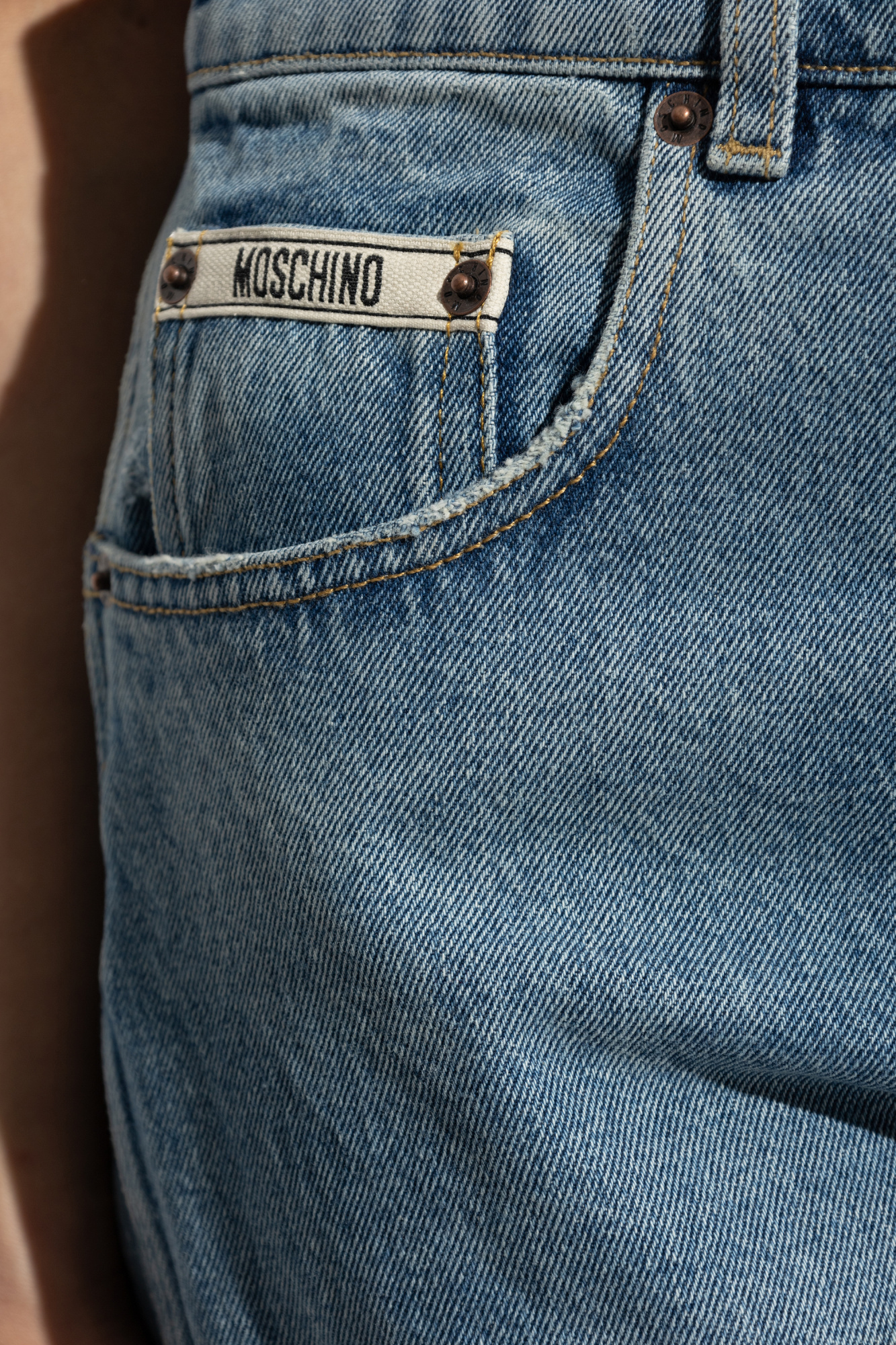 Moschino ハイウエストテニムシンス J03263238 1555 Oversized denim shirt Moschino Jeans | Moschino